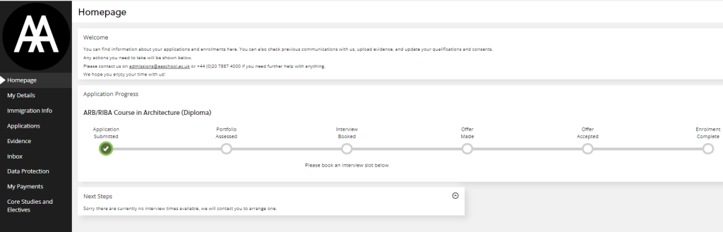AA Application Portal – Applications Step-by-Step Guide - AA Documents ...
