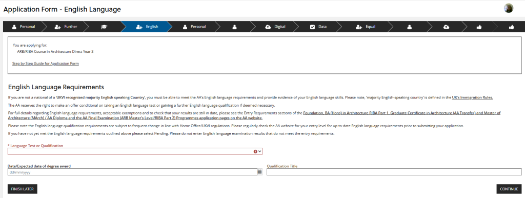 AA Application Portal – Applications Step-by-Step Guide - AA Documents ...